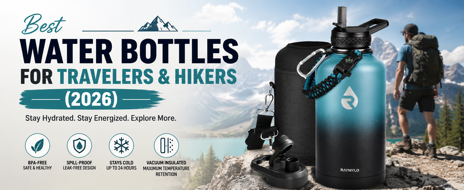 Best Water Bottles for Travelers & Hikers (2026)
